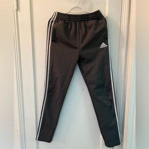 Dark grey adidas track pants YXL